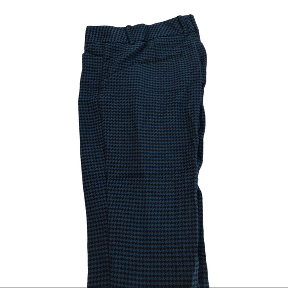 The limited drew fit blue black houndstooth tapered slim fit capri size 4 - Picture 2 of 5
